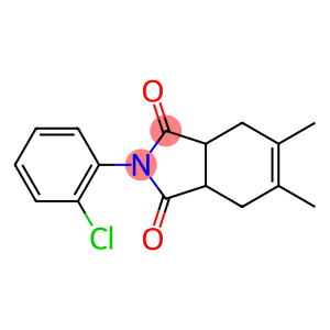 2-(2-chlorophenyl)-5,6-dimethyl-3a,4,7,7a-tetrahydro-1H-isoindole-1,3(2H)-dione