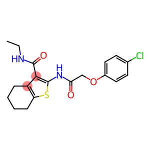 2-{[(4-chlorophenoxy)acetyl]amino}-N-ethyl-4,5,6,7-tetrahydro-1-benzothiophene-3-carboxamide