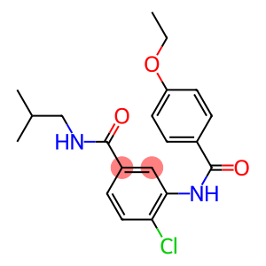 4-chloro-3-[(4-ethoxybenzoyl)amino]-N-isobutylbenzamide