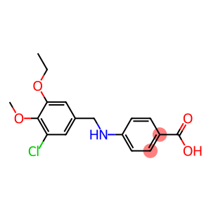 4-[(3-chloro-5-ethoxy-4-methoxybenzyl)amino]benzoic acid