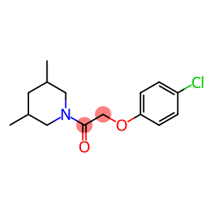 4-chlorophenyl 2-(3,5-dimethyl-1-piperidinyl)-2-oxoethyl ether