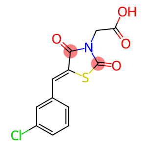 [5-(3-CHLORO-BENZYLIDENE)-2,4-DIOXO-THIAZOLIDIN-3-YL]-ACETIC ACID