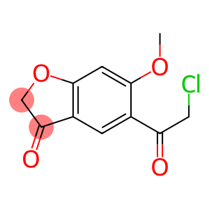 5-(CHLOROACETYL)-6-METHOXY-1-BENZOFURAN-3(2H)-ONE