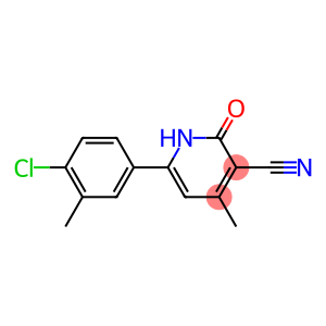 6-(4-CHLORO-3-METHYLPHENYL)-1,2-DIHYDRO-4-METHYL-2-OXOPYRIDINE-3-CARBONITRILE