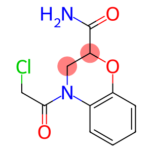 4-(CHLOROACETYL)-3,4-DIHYDRO-2H-1,4-BENZOXAZINE-2-CARBOXAMIDE