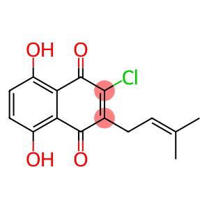 2-chloro-5,8-dihydroxy-3-(3-methyl-2-butenyl)-1,4-naphthoquinone