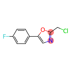 2-(CHLOROMETHYL)-5-(4-FLUOROPHENYL)-1,3-OXAZOLE