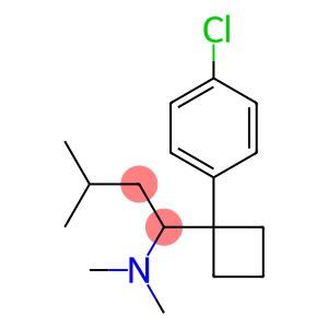 1-[1-(4-CHLOROPHENYL)CYCLOBUTYL]-3-METHYL-N,N-DIMETHYL-BUTYLAMINE