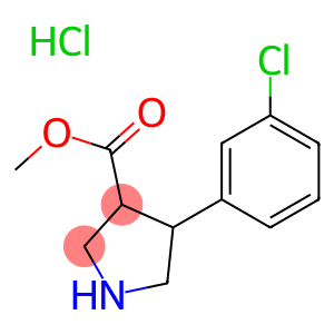4-(3-CHLORO-PHENYL)-PYRROLIDINE-3-CARBOXYLIC ACID METHYL ESTER HYDROCHLORIDE