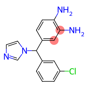 4-[(3-CHLORO-PHENYL)-IMIDAZOL-1-YL-METHYL]-BENZENE-1,2-DIAMINE