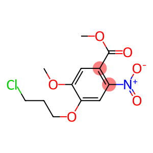 4-(3-CHLORO-PROPOXY)-5-METHOXY-2-NITRO-BENZOIC ACID METHYL ESTER