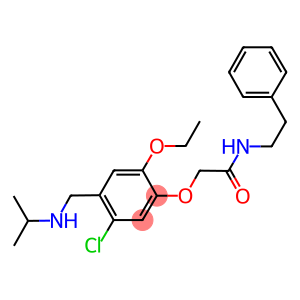 2-{5-chloro-2-ethoxy-4-[(isopropylamino)methyl]phenoxy}-N-(2-phenylethyl)acetamide