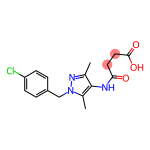 4-{[1-(4-chlorobenzyl)-3,5-dimethyl-1H-pyrazol-4-yl]amino}-4-oxobutanoic acid