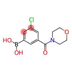 3-Chloro-5-(morpholin-4-ylcarbonyl)benzeneboronic acid