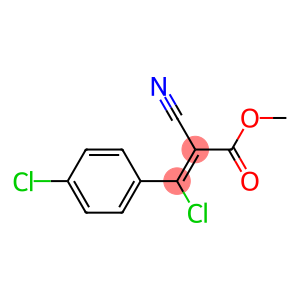 3-CHLORO-3-(4-CHLOROPHENYL)-2-CYANO-2-PROPENOIC ACIDETHYL ESTER