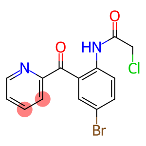 2-[2-(2-chloroacetylamino)-5-bromobenzoyl]pyridine