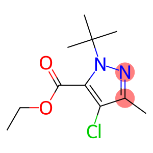 4-CHLORO-1-(1,1-DIMETHYLETHYL)-3-METHYL-1H-PYRAZOLE-5-CARBOXYLIC ACID ETHYL ESTER