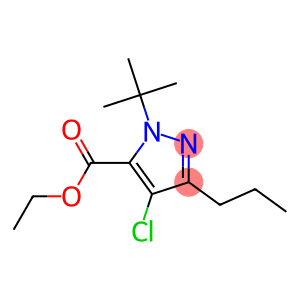 4-CHLORO-1-(1,1-DIMETHYLETHYL)-3-PROPYL-1H-PYRAZOLE-5-CARBOXYLIC ACID ETHYL ESTER