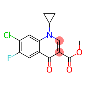 7-Chloro-1-Cyclopropyl-6-Fluoro-1,4-Dihydro-4-Oxo-Quinoline-3-Carboxylic Acid Methyl Ester