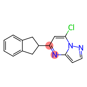 7-chloro-5-(2,3-dihydro-1H-inden-2-yl)pyrazolo[1,5-a]pyrimidine