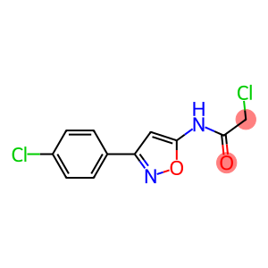 2-CHLORO-N-(3-(4-CHLOROPHENYL)ISOXAZOL-5-YL)ACETAMIDE