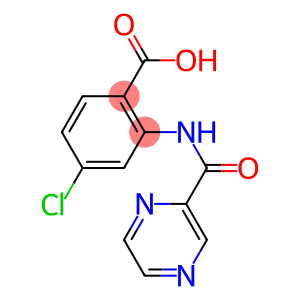 4-chloro-2-[(pyrazin-2-ylcarbonyl)amino]benzoic acid