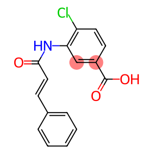 4-chloro-3-(3-phenylprop-2-enamido)benzoic acid