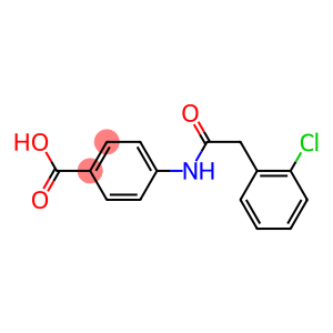 4-[2-(2-chlorophenyl)acetamido]benzoic acid