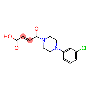 4-[4-(3-chlorophenyl)piperazin-1-yl]-4-oxobut-2-enoic acid