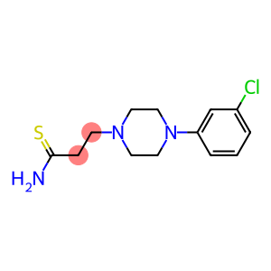 3-[4-(3-chlorophenyl)piperazin-1-yl]propanethioamide