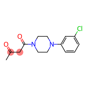 1-[4-(3-chlorophenyl)piperazin-1-yl]butane-1,3-dione