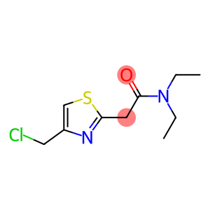 2-[4-(chloromethyl)-1,3-thiazol-2-yl]-N,N-diethylacetamide