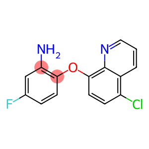 2-[(5-chloroquinolin-8-yl)oxy]-5-fluoroaniline