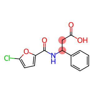 3-[(5-chlorofuran-2-yl)formamido]-3-phenylpropanoic acid