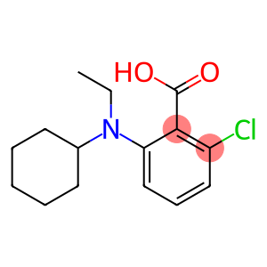 2-chloro-6-[cyclohexyl(ethyl)amino]benzoic acid