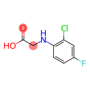 2-[(2-chloro-4-fluorophenyl)amino]acetic acid