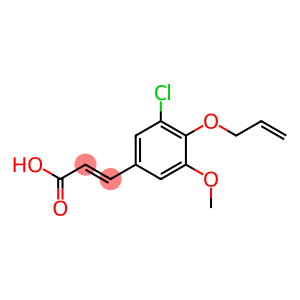 3-[3-chloro-5-methoxy-4-(prop-2-en-1-yloxy)phenyl]prop-2-enoic acid