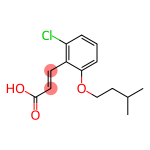 3-[2-chloro-6-(3-methylbutoxy)phenyl]prop-2-enoic acid