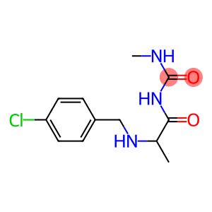 1-(2-{[(4-chlorophenyl)methyl]amino}propanoyl)-3-methylurea