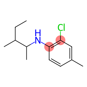 2-chloro-4-methyl-N-(3-methylpentan-2-yl)aniline