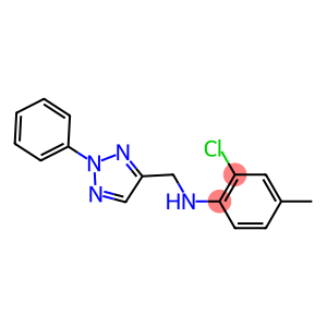 2-chloro-4-methyl-N-[(2-phenyl-2H-1,2,3-triazol-4-yl)methyl]aniline