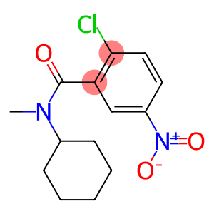 2-chloro-N-cyclohexyl-N-methyl-5-nitrobenzamide