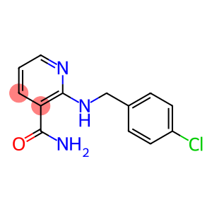 2-{[(4-chlorophenyl)methyl]amino}pyridine-3-carboxamide