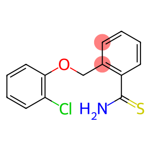 2-[(2-chlorophenoxy)methyl]benzenecarbothioamide