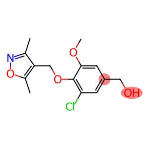 {3-chloro-4-[(3,5-dimethyl-1,2-oxazol-4-yl)methoxy]-5-methoxyphenyl}methanol