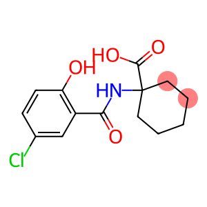 1-[(5-chloro-2-hydroxybenzene)amido]cyclohexane-1-carboxylic acid