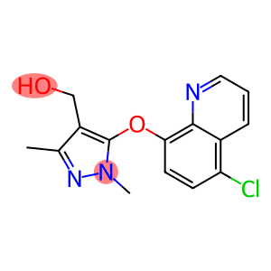 {5-[(5-chloroquinolin-8-yl)oxy]-1,3-dimethyl-1H-pyrazol-4-yl}methanol