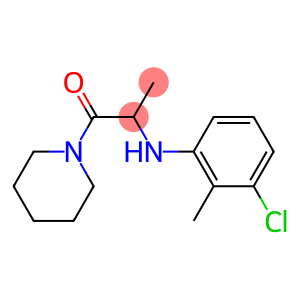 2-[(3-chloro-2-methylphenyl)amino]-1-(piperidin-1-yl)propan-1-one