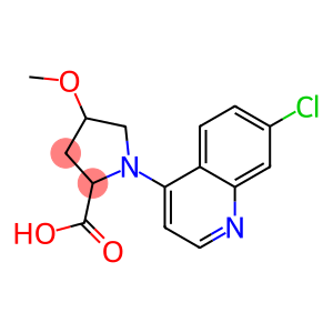 1-(7-chloroquinolin-4-yl)-4-methoxypyrrolidine-2-carboxylic acid