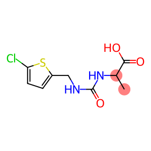 2-({[(5-chlorothiophen-2-yl)methyl]carbamoyl}amino)propanoic acid